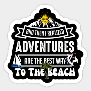 Summer Adventures Sticker